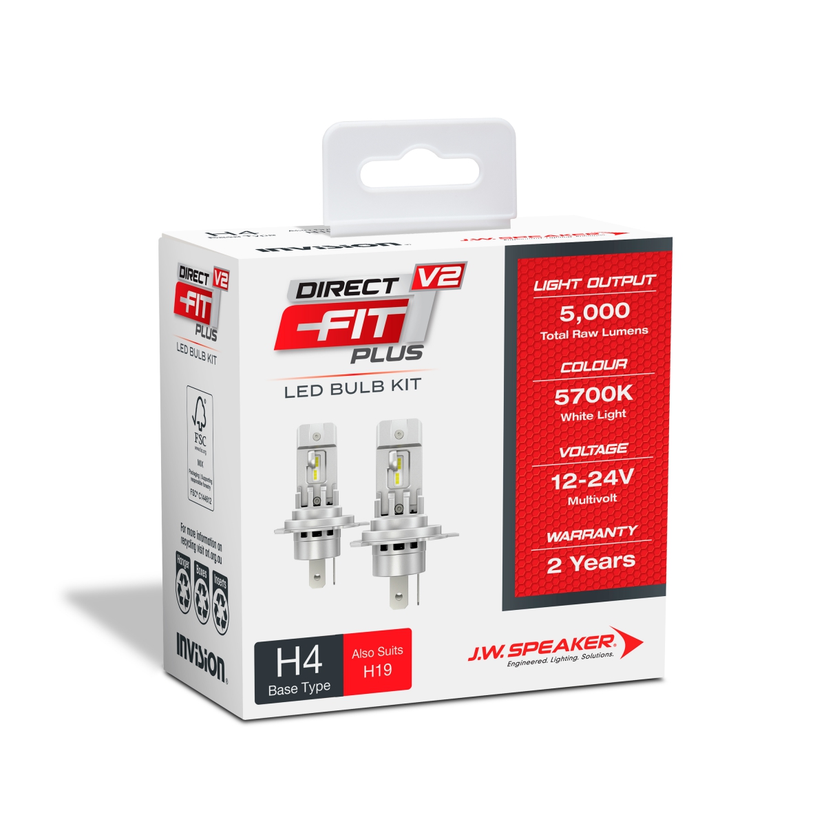 Direct Fit Plus V2 – LED Headlight Kit – Premium Halogen Replacement