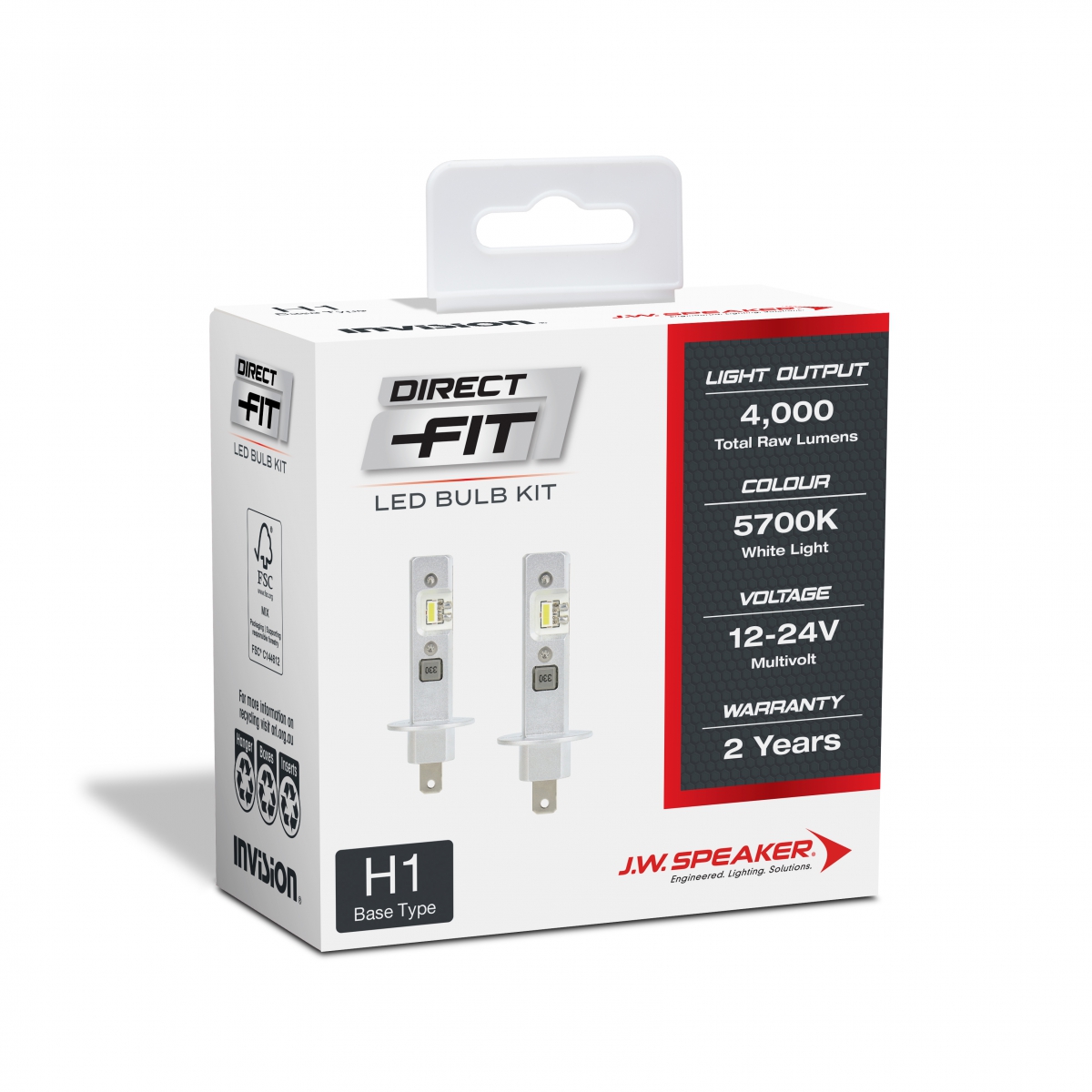 Direct Fit – LED Headlight Kit – Halogen Replacement